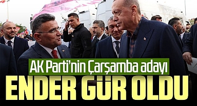 AK Parti'nin Çarşamba Adayı Ender Gür Oldu
