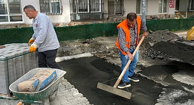 Atakum'da Yol ve Kaldırım Tadilat İşleri Hızlandı