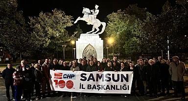 Samsun'da CHP'liler '6 Şubat Depremi'ni Andı