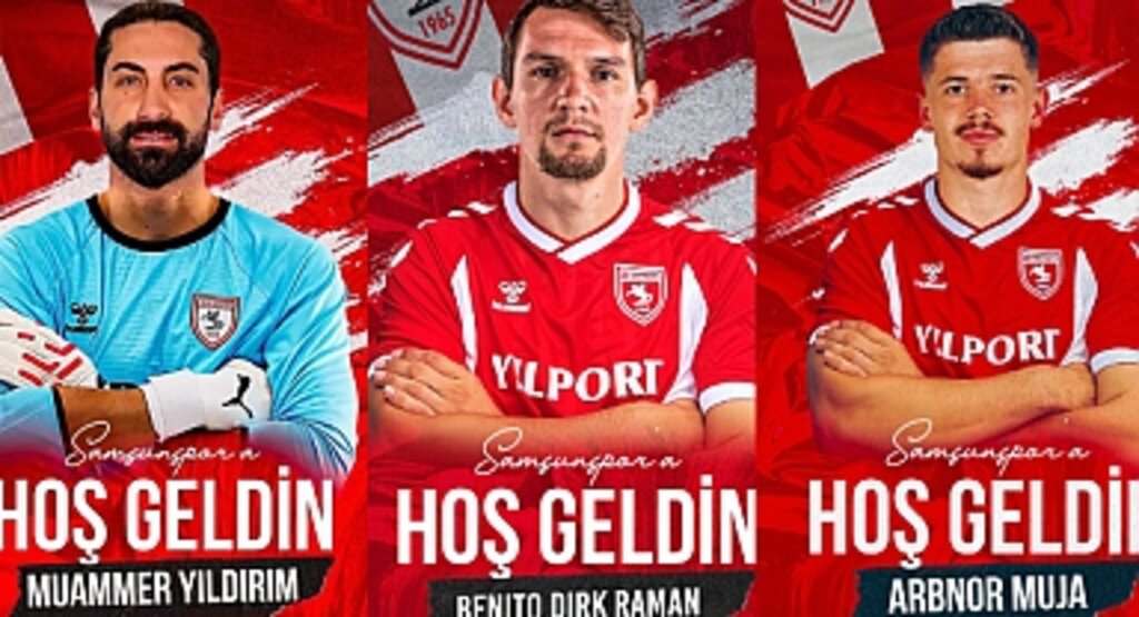 Samsunspor Kadrosunu 3 Transferle Güçlendirdi