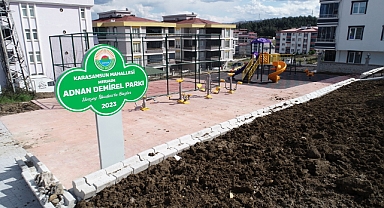 İlkadım'da Adnan Demirel Parkı