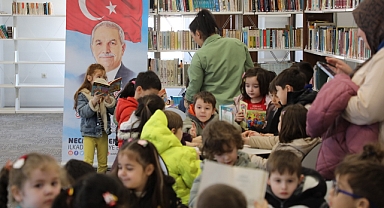İlkadımlı Minikler Kütüphane Haftasını Kutladı