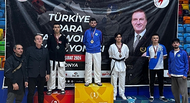 İlkadımlı Sporcular Madalyaları Kaptı