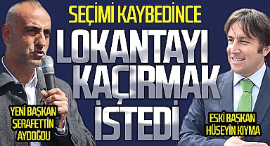 Yakakent'te İlginç Olay! Seçimi Kaybedince Lokantayı Kaçırmak İstedi