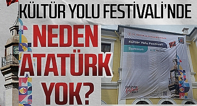 Samsun Kültür Yolu Festivali Afişinde Saat Kulesi Detayı!