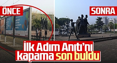 Samsun İlk Adım Anıtı'nın Önünü Açtı!
