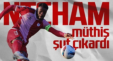 Samsunspor'un Kamerunlu Yıldızı Ntcham Müthiş Şut Çıkardı