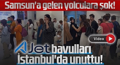 Samsun'a Gelen Yolculara Şok! AJet Bavulları İstanbul'da Unuttu!