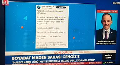 Cengiz Holding, Boyabat Maden Sahası İhalesini Kazandı