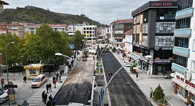 Havza'nın En İşlek Caddesi Yenileniyor
