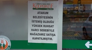 Atakum'da Mühürlenen Marketler 12 Ay Ruhsatsız Çalışmış!