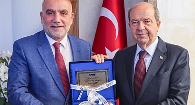 KKTC Cumhurbaşkanı Ersin Tatar Canik'te