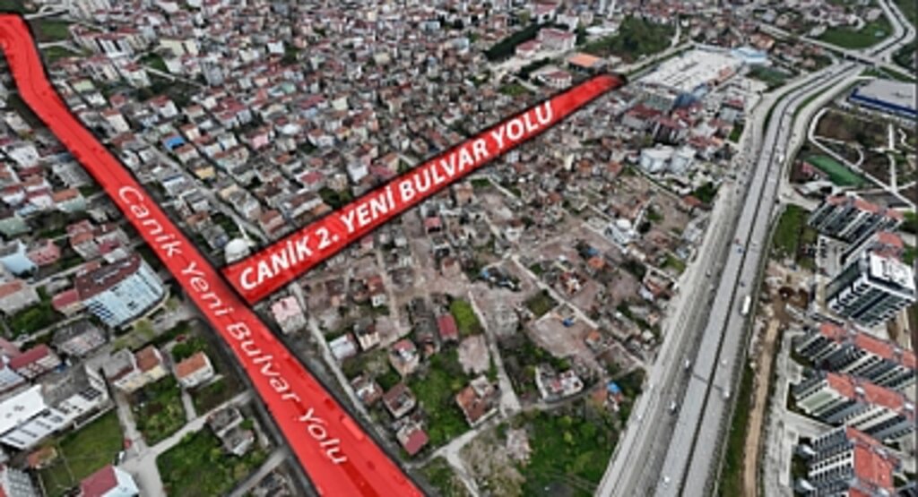 Canik'e 2. Yeni Bulvar Yolu