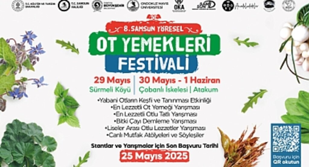 Samsun'da Yöresel Ot Yemekleri Festivali 4 Gün Sürecek