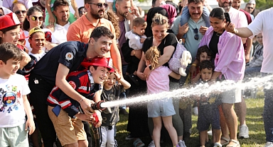 Samsun'da Çocuklar Güldü Babalar Eğlendi