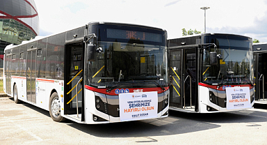 Samsun'da Kent İçi Ulaşıma 15 Yeni Otobüs