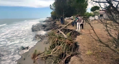 Terme’de Kıyı Erozyonu Tarım ve Evler Tehlikede!