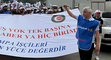 Sampa'da İşçiler Eylemde