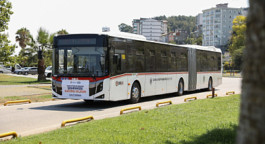 Samsun Ulaşımına Yeni Körüklü Otobüs
