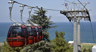 Amisos Teleferik Turistlerin İlgi Odağı