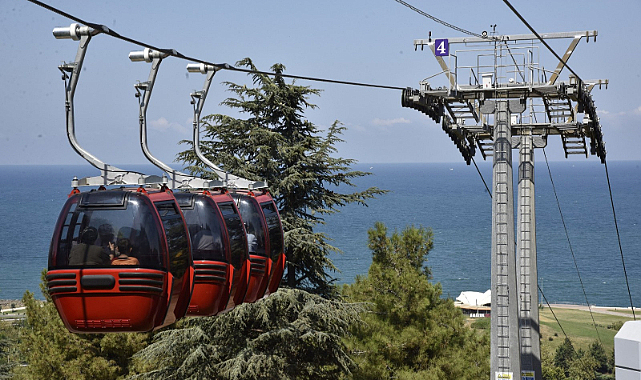 Amisos Teleferik Turistlerin İlgi Odağı