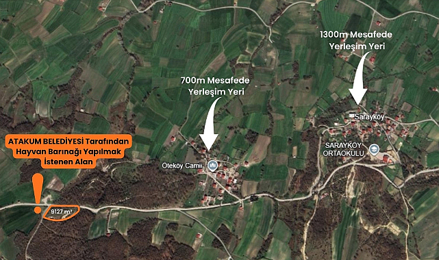 Atakum'daki Hayvan Barınak Yeri Yanlış Yöre Sakinleri Haklı