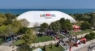 Balonya Çocukların Eğlence Merkezi Oldu