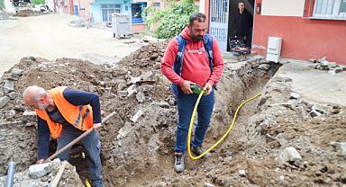 Canik'te Gaziosmanpaşa Mahallesi Doğalgaza Kavuşuyor