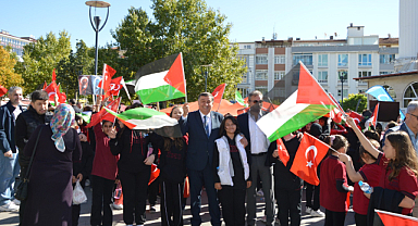Havzalı Öğrenciler Mazlumlar İçin Yürüdü