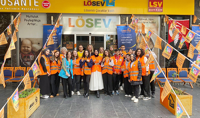 LÖSEV Samsun Ofisi Turuncuya Büründü