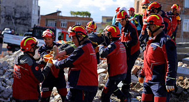 Samsun'da 6.4'lük Deprem Tatbikatı