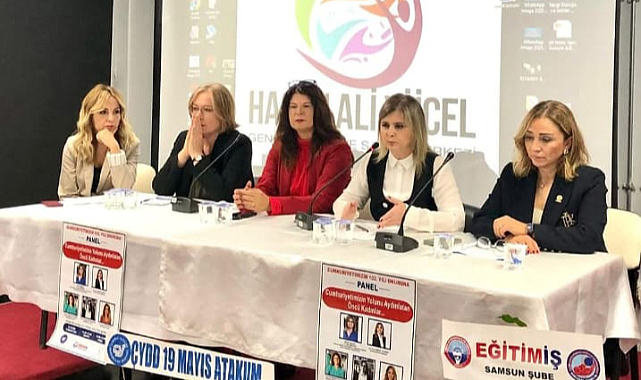 Samsun'da Öncü Kadınlar Panelde Buluştu