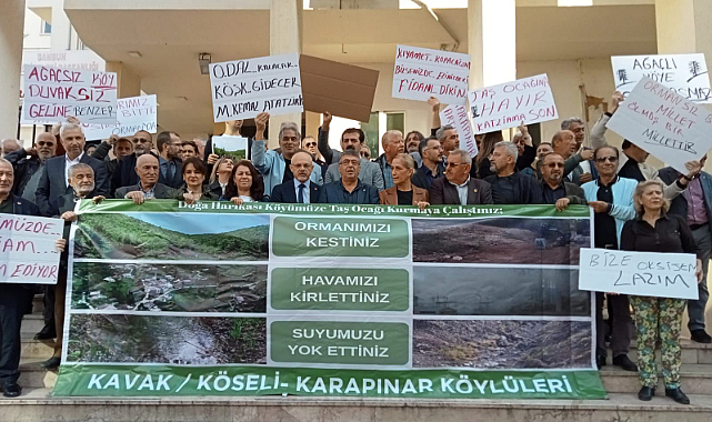 Kavak Köseli Köyünden Taş Ocağı İsyanı