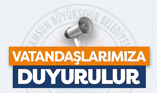 Samsun Büyükşehir Belediyesi'nden Dolandırıcılık Uyarısı
