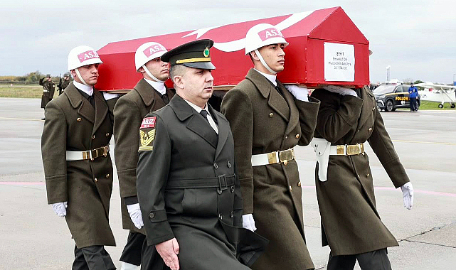 Samsunlu Şehide Son Görev