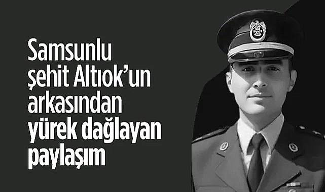 Samsunlu Şehidimiz Bebeğini Kucağına Alacaktı