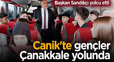 Canik'te Gençler Çanakkale Yolunda: Başkan Sandıkçı 26. Kafileyi Yolcu Etti