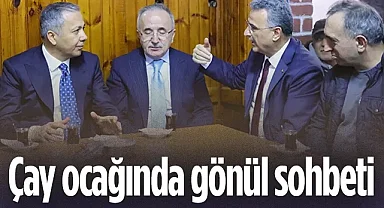 İlkadım Belediye Başkanı İhsan Kurnaz ve Bakan Yerlikaya'dan Çay ocağında gönül sohbeti