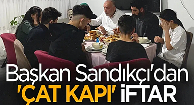 Canik Belediye Başkanı İbrahim Sandıkçı Çat Kapı İftar Programlarını Sürdürüyor
