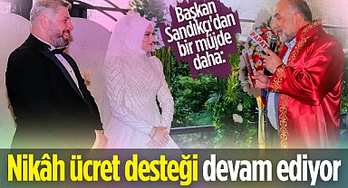 Canik Belediye Başkanı İbrahim Sandıkçı'dan Bir Müjde Daha: Nikâh Ücret Desteği Devam Ediyor