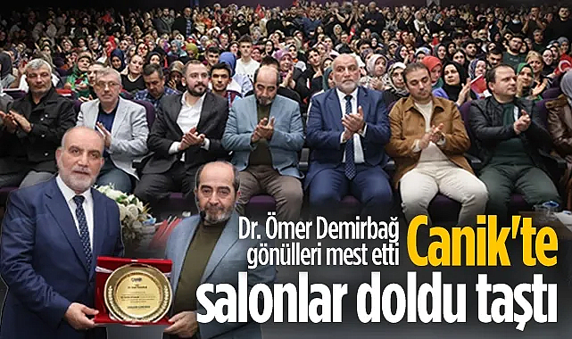 Canik'te Ömer Demirbağ Konferansına Vatandaşlardan Yoğun İlgi