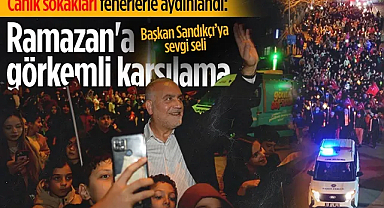 Canik'te Ramazan Coşkusu Geleneksel Fener Alayıyla Başladı