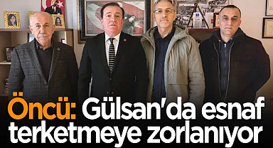 CHP'li Cevat Öncü Gülsan Sanayi Sitesi Esnafının Yaşadığı Mağduriyetleri Gündeme Taşıdı