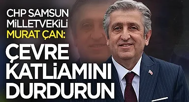 CHP Samsun Milletvekili Murat Çan: Çevre Katliamını urdurun
