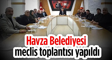 Havza Belediyesi Şubat Ayı Meclis Toplantısı Yapıldı