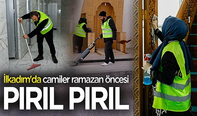 İlkadım Belediyesi İbadethaneleri Ramazan'a Hazırlıyor