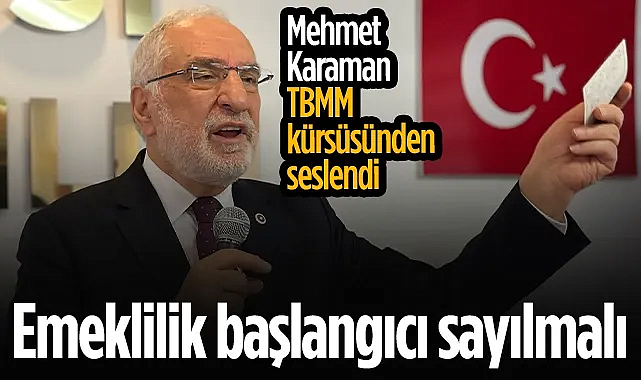 Saadet Partisi Samsun Milletvekili Mehmet Karaman'dan Staj Mağdurları İçin Kanun Çağrısı