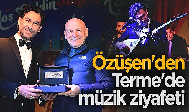 TRT Sanatçısı Bahadır Özüşen Terme Ramazan Sokağı'nda Konser Verdi