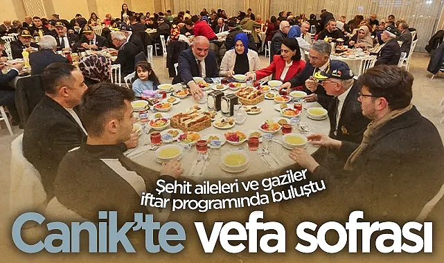 Başkan İbrahim Sandıkçı Şehit Yakınları Ve Gazilerle İftarda Buluştu