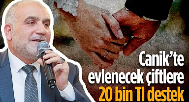 Canik Belediyesi'nden Evlenecek Çiftlere 20 Bin TL Maddi Destek